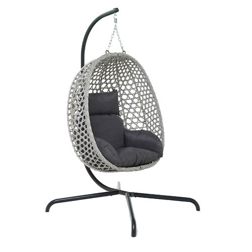 AMACA SOSPESA "RATTAN" GREY #cat