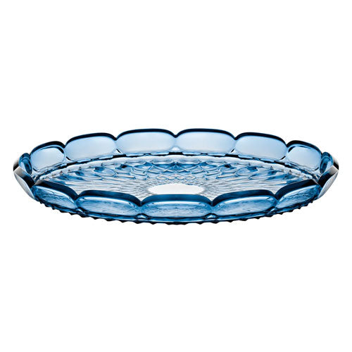 VASSOIO TONDO GRANDE "VANITY" SKY BLUE 128600LAC278 GUZZINI