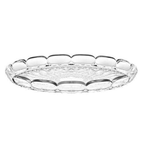 VASSOIO TONDO GRANDE "VANITY" TRASPARENTE 128600LAR00 GUZZINI