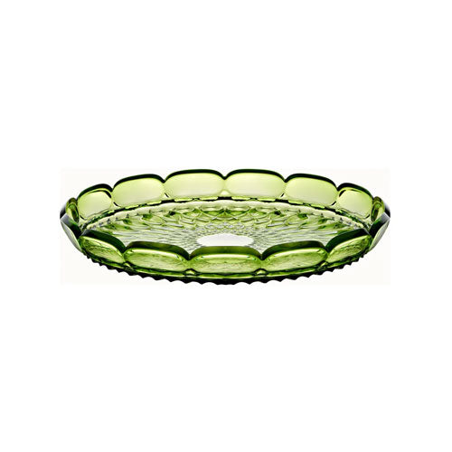 VASSOIO TONDO PICCOLO "VANITY" WATER LILY GREEN 128601SAC13 GUZZINI