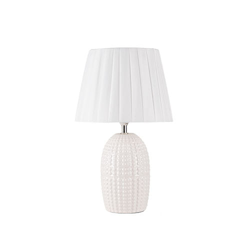 LAMPADA DA COMODINO 38 CM BIANCO ST30422 SIRO TIME