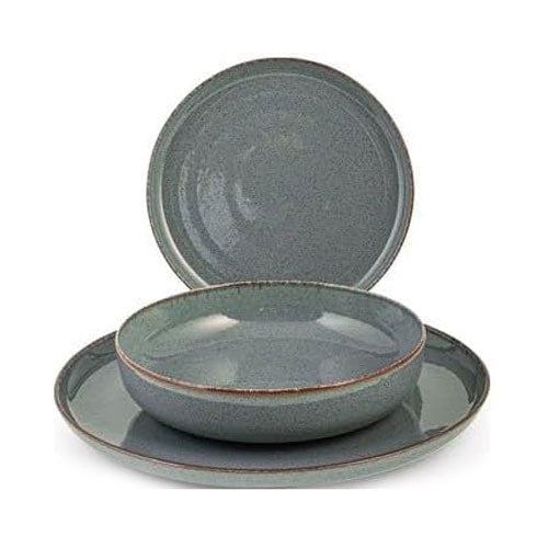 SERVIZIO PIATTI 12 PZ "PEARL AZZURRO" 9000617 H&H