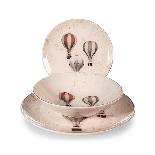 SERVIZIO PIATTI 18 PZ "COUPE FROSTY SKY" 1555500 H&H