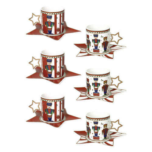 TAZZINA CAFFÈ 6 PZ "LO SCHIACCIANOCI" 84176 BRANDANI