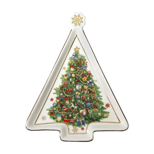VASSOIETTO "CHRISTMAS" ALBERO CON STELLA 89917 BRANDANI