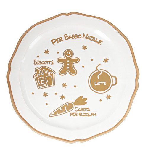 PIATTO "PANDIZENZERO" BABBO NATALE 80053 BRANDANI