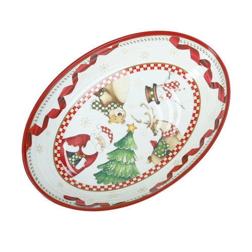 CIOTOLA OVALE 33 CM "RACCONTI" 84788 BRANDANI