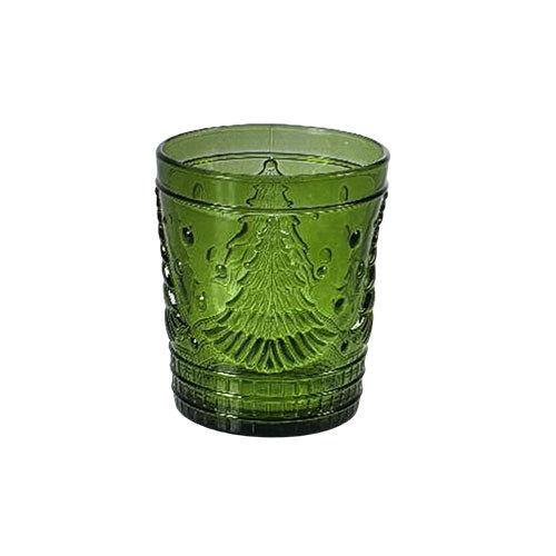 BICCHIERE 6PZ VETRO NATALE VERDE 8,5H10 CC200 8566200