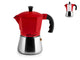 CAFFETTIERA INOXPRAN ALLUMINIO BASE ACCIAIO ROSSO 3 TAZZE
INDUZIONE 9901103