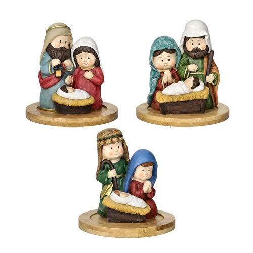 LA NATIVITA' CON BASE SOGGETTI ASSORTITI "ADDOBBI&DECORATION" 81128 BRANDANI