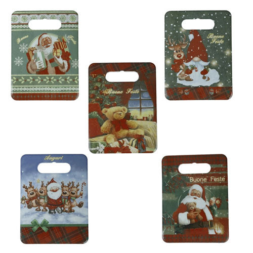 TAGLIERE "CHRISTMAS" VARI DECORI 81141 BRANDANI