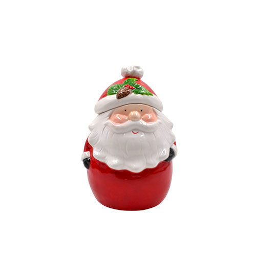 SCATOLA BABBO NATALE CERAMICA 12X18 CM T304 S.I.PAR
