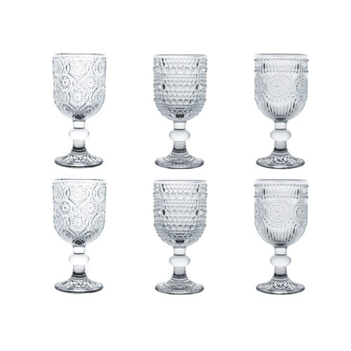 CALICE LIQUORINO 6 PZ "INDIE" TRASPARENTE 51669 BRANDANI