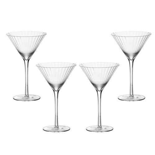 BICCHIERE COCKTAIL SET 4PZ CRYSTAL GLASS  "VOLANT" 51066 BRANDANI