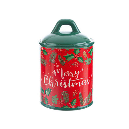 SCATOLA CERAMICA "MERRY CHRISTMAS" H 16,5 CM 36551 LE STELLE