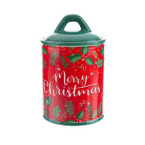 SCATOLA CERAMICA "MERRY CHRISTMAS" H 19 CM 36552 LE STELLE