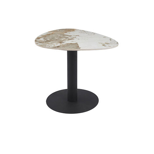 TAVOLINO "DROP" 60 X 50 CM MARMO MARRONE 0051543 #cat