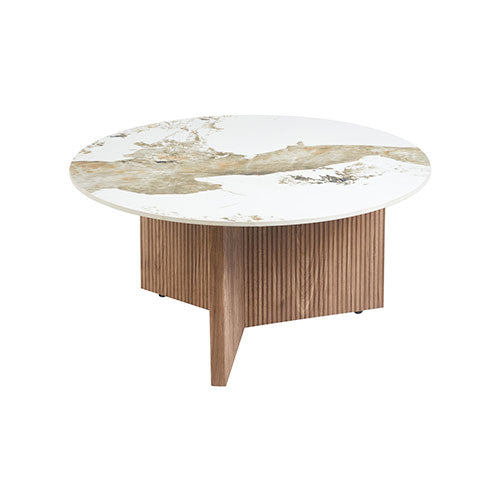 TAVOLINO "KAMI" 80 X 40 CM MARRONE-NOCE 0051378 #cat