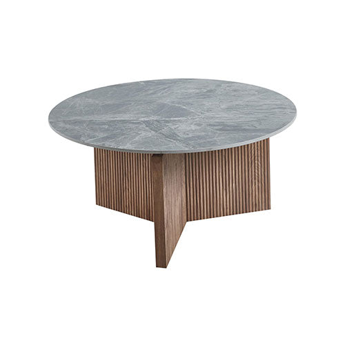 TAVOLINO "KAMI" 80 X 40 CM GRIGIO-NOCE 0051108 #cat