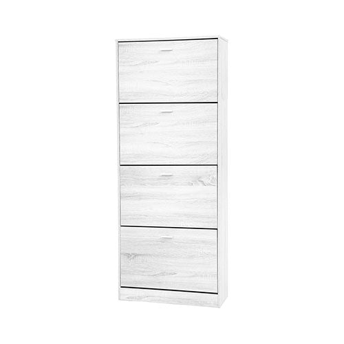 SCARPIERA SLIM 4 RIBALTE BIANCO LEGNO 0051169 #cat