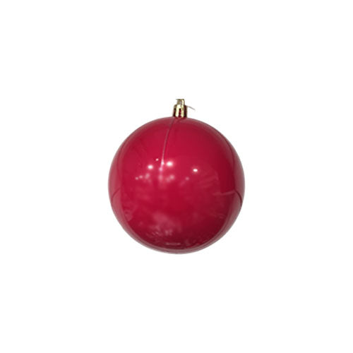 SFERA PERLATA 10 CM ROSSO PLASTICA 10710097 SILANI