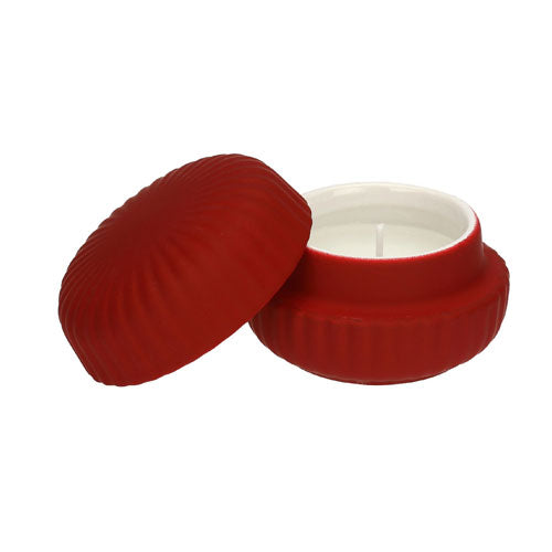 CANDELA "SOFFICELUCE" CON COPERCHIO ROSSO RITUALI DOMETICI