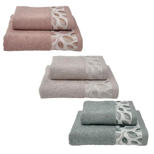 ASCIUGAMANO SET 3+3 "DANA" ASSORTITI VINGI