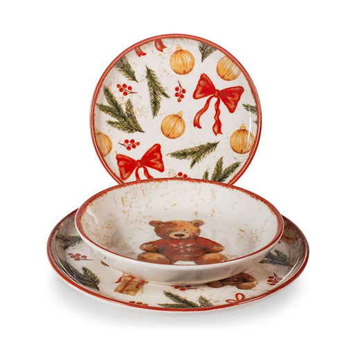 SERVIZIO TAVOLA 18 PZ "TEDDY HUGS" 1554600 H&H