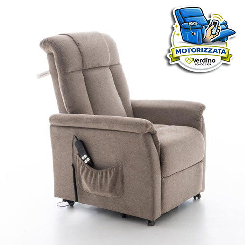 POLTRONA RELAX MOTORIZZATA "GLORIA" 2 MOTORI MARRONE PS01002D-09 #cat