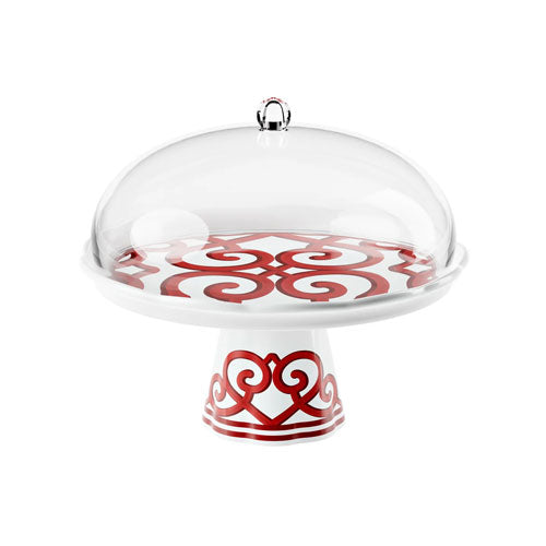 ALZATA CON CAMPANA "HARMONIA" BRIGHT RED 13292231 GUZZINI