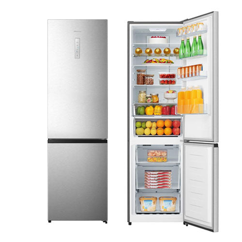 FRIGO COMBINATO LIBERA INSTALLAZIONE INOX RB440N4ACD HISENSE #cat