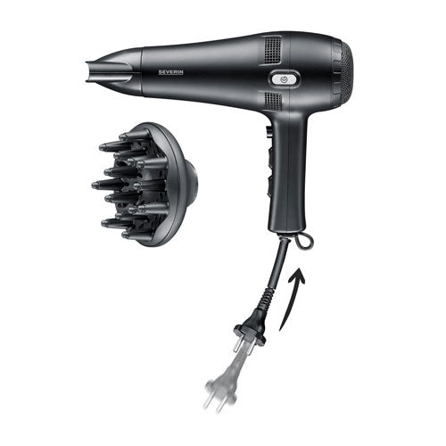 ASCIUGACAPELLI 2100W ANTRACITE HT0165 SEVERIN