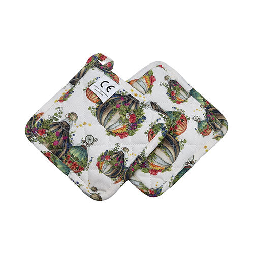 PRESINA SET 2 PEZZI MONGOLFIERE ALLOVER "WONDERLAND" 10366 BRANDANI