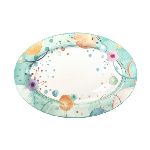 VASSOIO OVALE "BOLLICINE" 35 CM 51796 BRANDANI