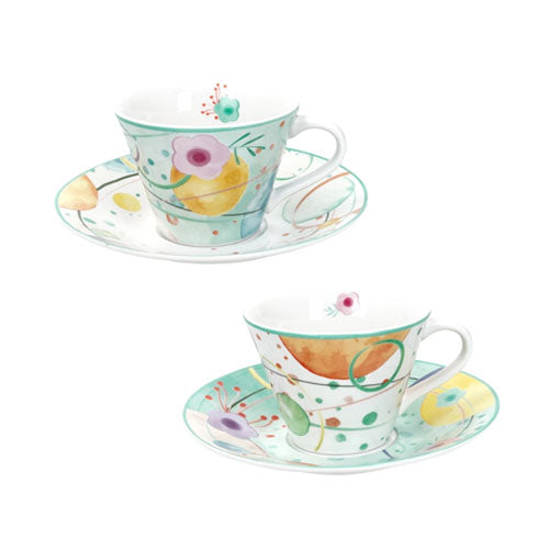 TAZZA THE' SET 2 PZ "BOLLICINE" 51792 BRANDANI
