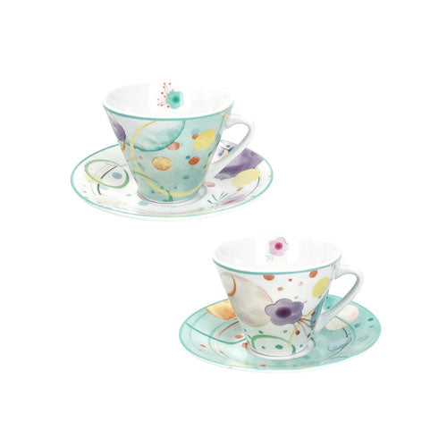 TAZZINA CAFFE' SET 2 PZ "BOLLICINE" 51791 BRANDANI