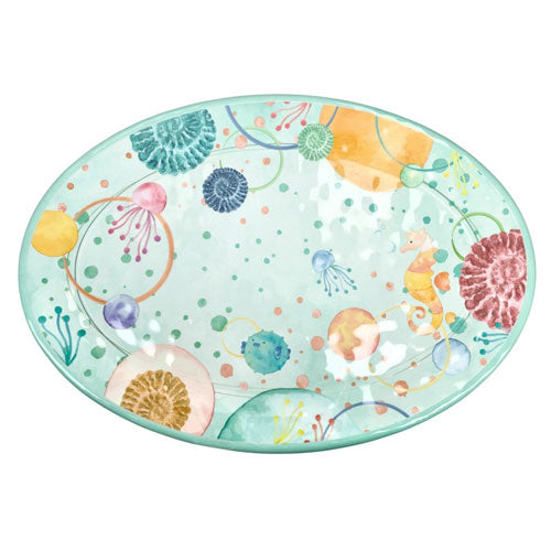 VASSOIO OVALE "BOLLICINE" 50 CM MELAMINA 51802 BRANDANI