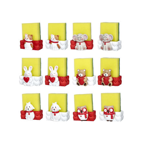 PORTASPUGNA ANIMALI SOGGETTI ASSORTITI "CUCINA&TECHNO" 51733 brandani