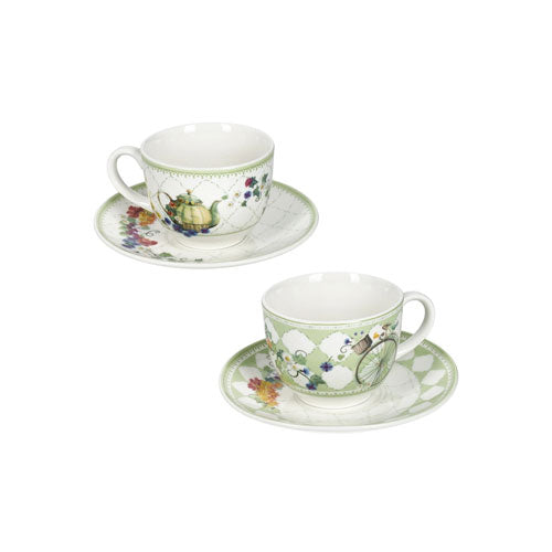 TAZZINA CAFFE' SET 2 PZ "WONDERLAND" 51831 BRANDANI