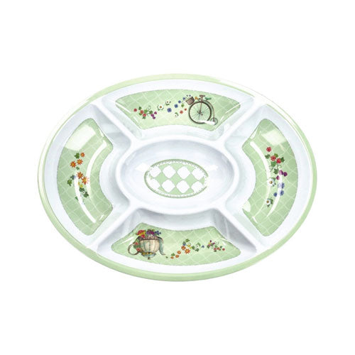 ANTIPASTIERA OVALE "WONDERLAND" 51848 MELAMINA BRANDANI