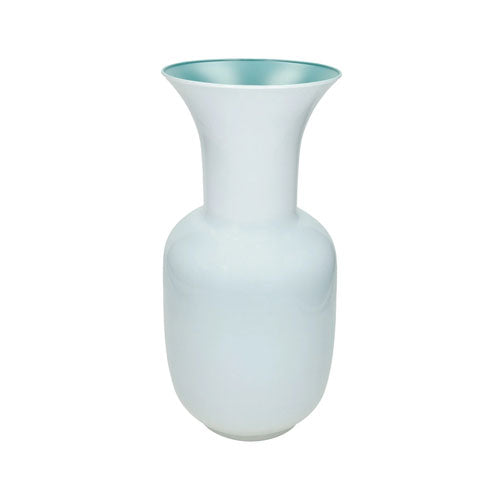 VASO "ARGO" 37 CM BICOLOR PERLA-EUCALIPTO 51919  BRANDANI