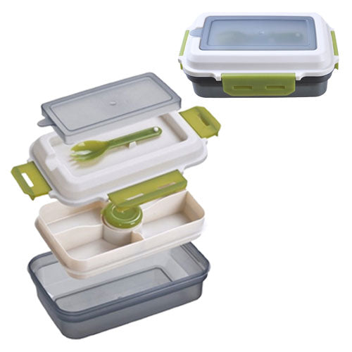 PORTA PRANZO "SUPERLOCK" RETTANGOLARE CON POSATE 1,2 LT IN PP 4309200
