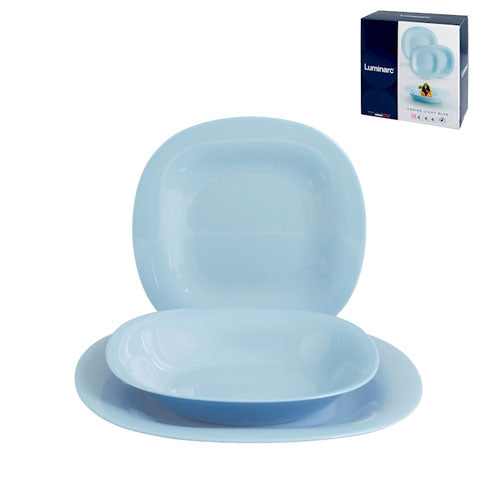 SERVIZIO PIATTI 18 PZ "CARINE" LIGHT BLU LUMINARC