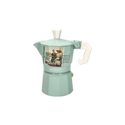 CAFFETTIERA 1 TZ "DOLCE VITA" TIFFANY ALLUMINIO 51818 BRANDANI