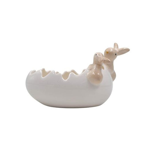 MEZZ'UOVO CONIGLIO CERAMICA 16 X 10 CM B212 S.I. PAR