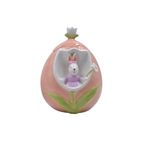 SCATOLA CONIGLIO CERAMICA 12 X 17 CM B503 S.I. PAR