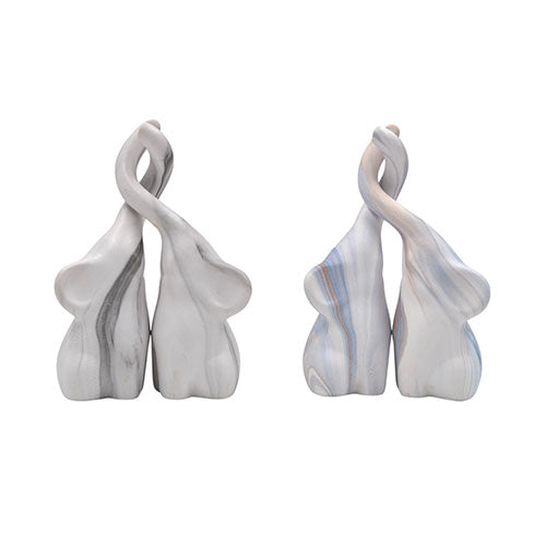 COPPIA ELEFANTI CERAMICA 16 CM D88 S.I. PAR