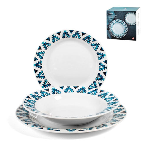 SERVIZIO PIATTI 18 PZ "ALA TRIBE" 7956400 HOME IN ROMBO