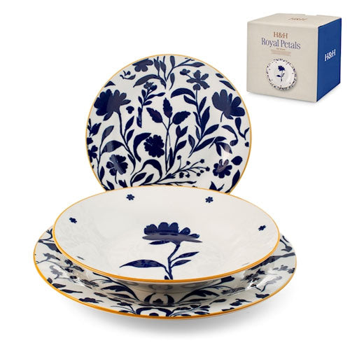 SERVIZIO PIATTI 18 PZ "COUPE ALA ROYAL PETALS" 8815400 H&H