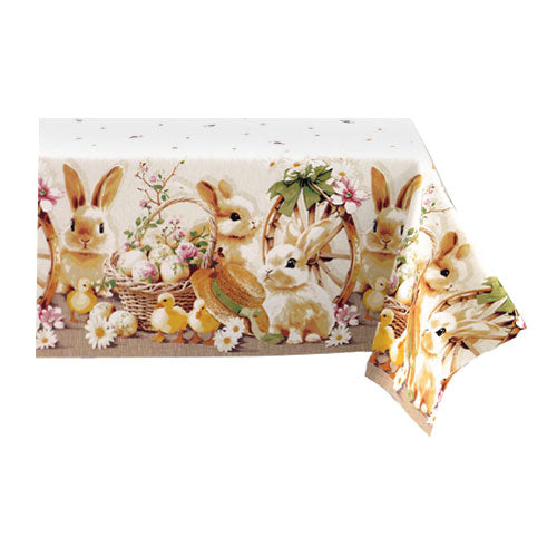 TOVAGLIA 140 X 240 CM 12 POSTI "RABBIT" ZUCCHISSIME